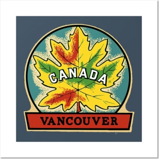 Vancouver Leaf Posters and Art